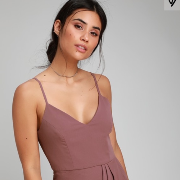 Lulus Midi Mauve Dress - Picture 3 of 8